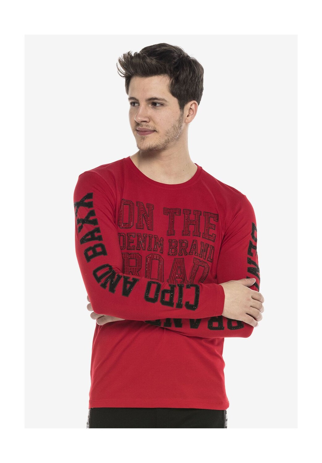 Рубашка с длинными рукавами и крутым принтом CIPO & BAXX, красный
Рубашка с длинными рукавами и крутым принтом CIPO & BAXX, красный