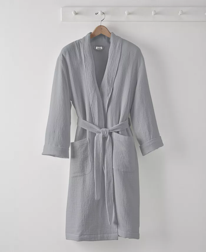 Халат из легкого хлопкового муслина Oake, серый
Халат из легкого хлопкового муслина Oake, серый