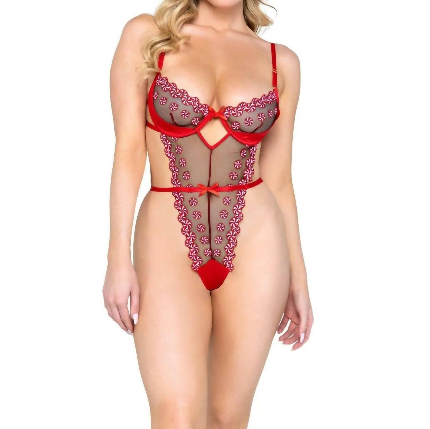 Сладкий и липкий боди с плюшевым мишкой в красном цвете Roma Confidential
Сладкий и липкий боди с плюшевым мишкой в красном цвете Roma Confidential