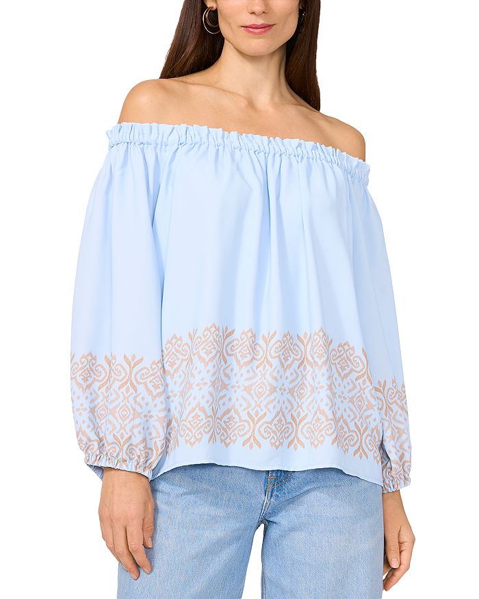 Топ с открытыми плечами VINCE CAMUTO, синий
Топ с открытыми плечами VINCE CAMUTO, синий