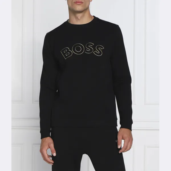 Легендарная толстовка Salbo стандартного кроя Boss, черный
Легендарная толстовка Salbo стандартного кроя Boss, черный