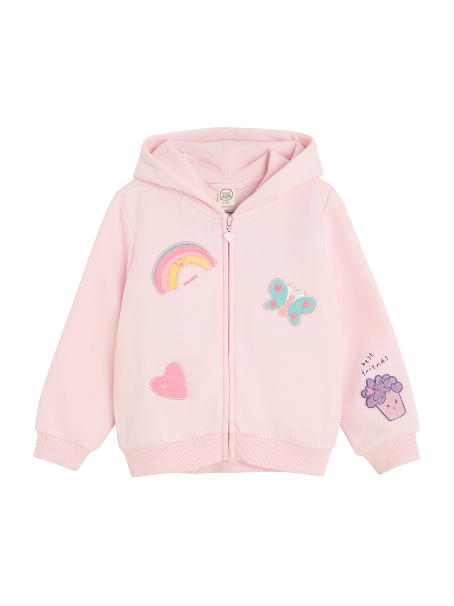 Толстовка с капюшоном на молнии Cool Club, розовый
Толстовка с капюшоном на молнии Cool Club, розовый