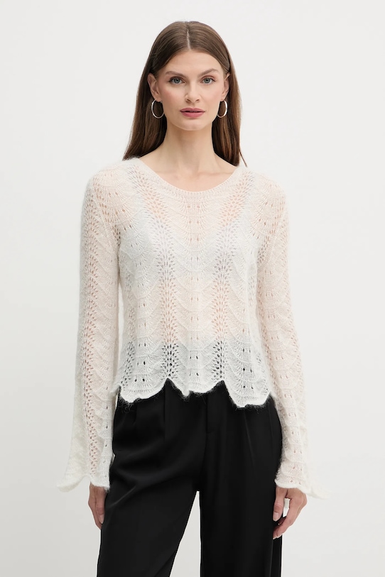 Шерстяной свитер Twinset, бежевый
Шерстяной свитер Twinset, бежевый