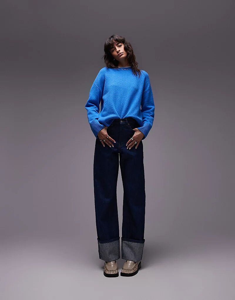 Джемпер с круглым вырезом синего цвета & Other Stories
Джемпер с круглым вырезом синего цвета & Other Stories