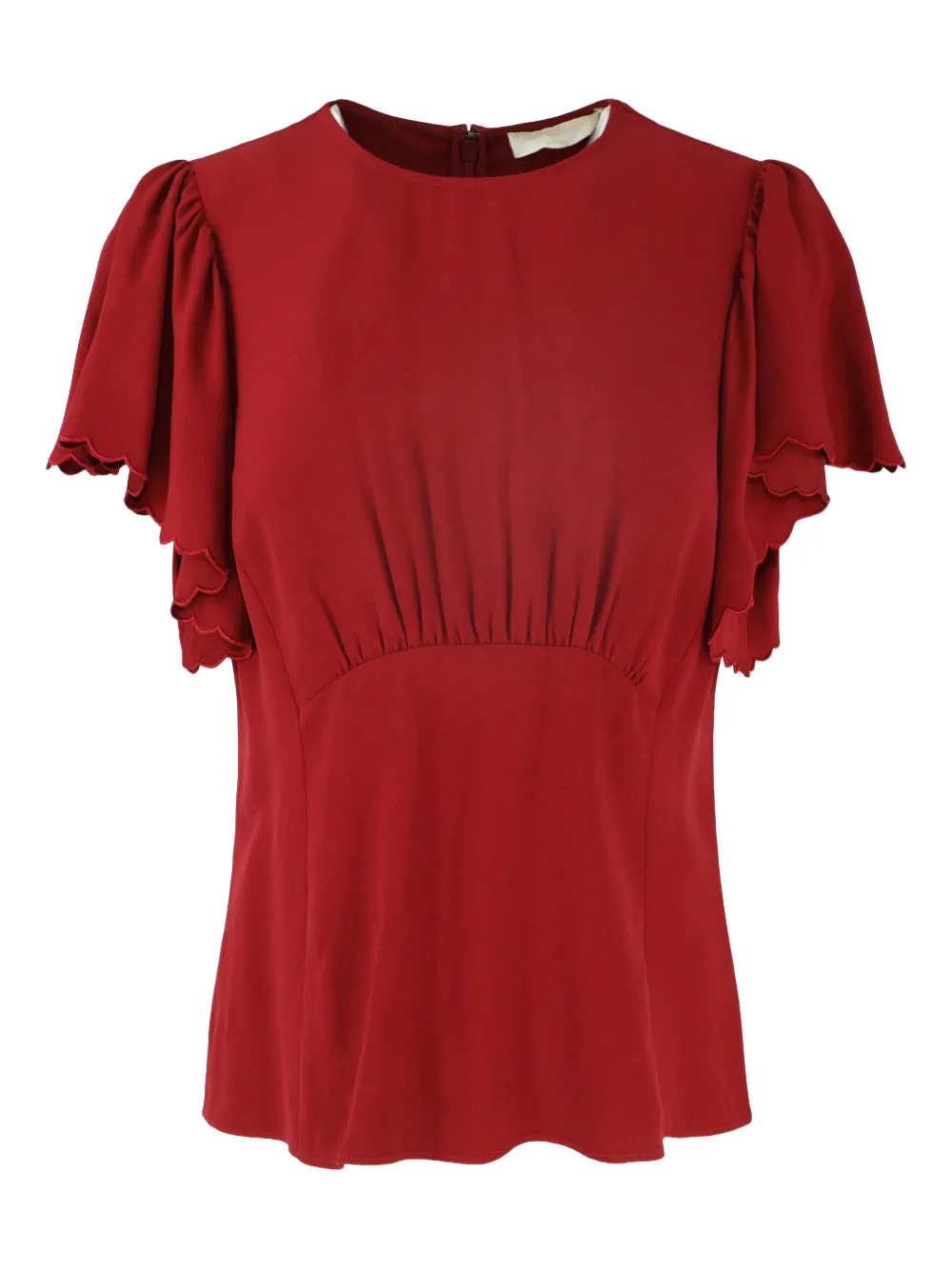 Блузка с рукавами-крылышками и фестончатым краем Ulla Johnson, красный
Блузка с рукавами-крылышками и фестончатым краем Ulla Johnson, красный