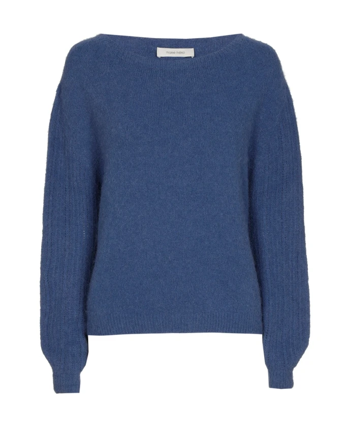 Свитер с круглым вырезом из шерсти альпаки Marie Mãro, синий
Свитер с круглым вырезом из шерсти альпаки Marie Mãro, синий