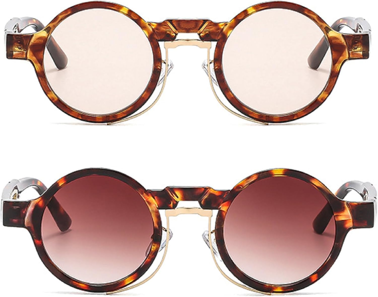 Маленькие круглые солнцезащитные очки в стиле ретро-панк с градиентным переходом цвета, защита от ультрафиолета UV400, модные солнцезащитные очки для женщин и мужчин в стиле хиппи mincl, 2pcs-pink&leopard
Маленькие круглые солнцезащитные очки в стиле ретро-панк с градиентным переходом цвета, защита от ультрафиолета UV400, модные солнцезащитные очки для женщин и мужчин в стиле хиппи mincl, 2pcs-pink&leopard