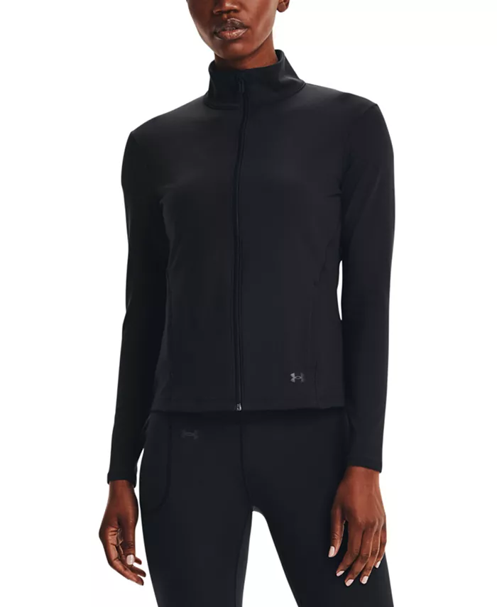 Женская куртка Motion с молнией и воротником-стойкой Under Armour, черный
Женская куртка Motion с молнией и воротником-стойкой Under Armour, черный