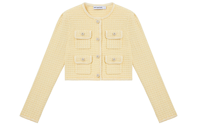 Self Portrait Женская куртка кремово-желтая, Желтый, Self Portrait Женская куртка кремово-желтая
Self Portrait Женская куртка кремово-желтая, Желтый, Self Portrait Женская куртка кремово-желтая