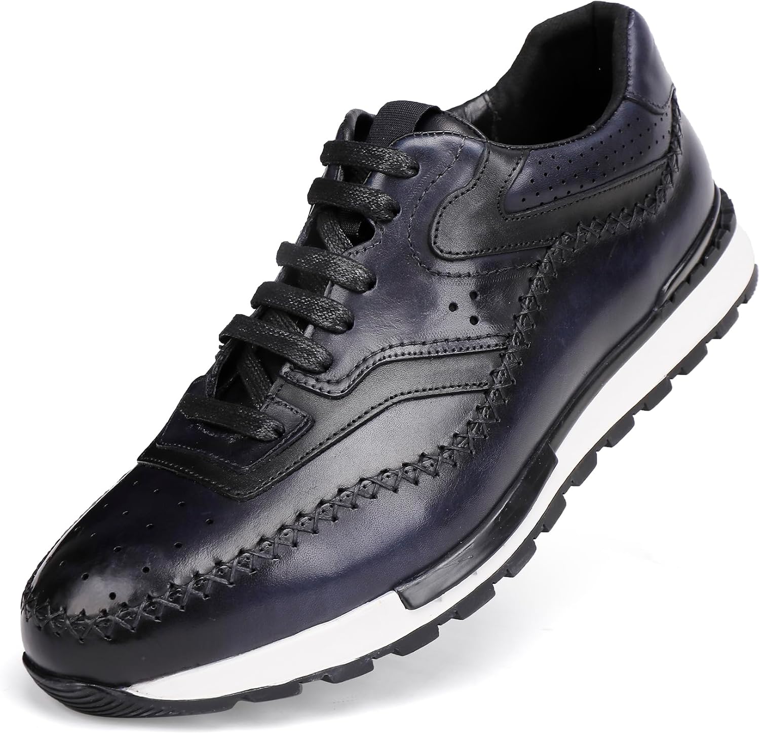 Кожаные повседневные кроссовки для мужчин GOLDEN COXES, модные туфли-оксфорды с шнуровкой, черные и синие Golden Coxes Family
Кожаные повседневные кроссовки для мужчин GOLDEN COXES, модные туфли-оксфорды с шнуровкой, черные и синие Golden Coxes Family