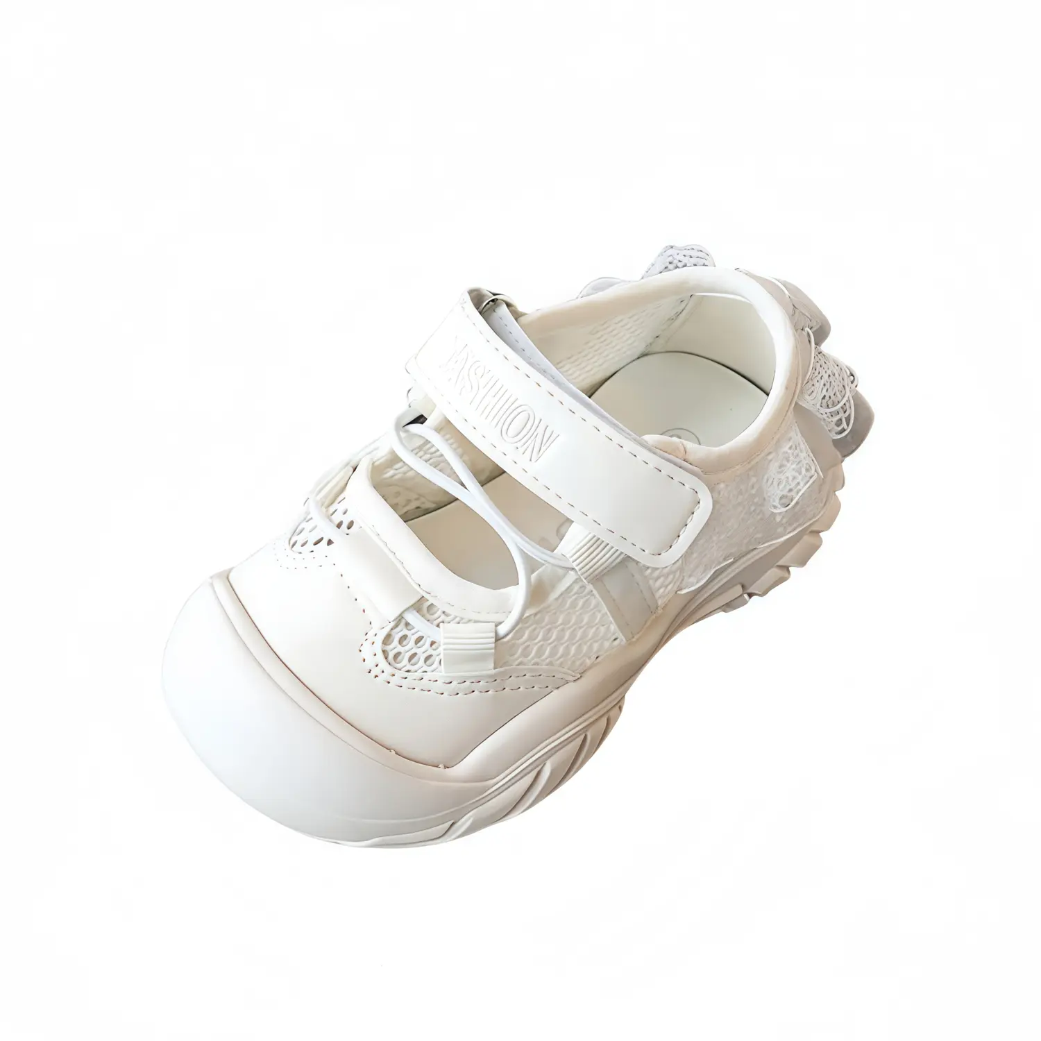 Детские сандалии с противоскользящей амортизацией, устойчивые к истиранию, дышащие Neon, бежевый
Детские сандалии с противоскользящей амортизацией, устойчивые к истиранию, дышащие Neon, бежевый