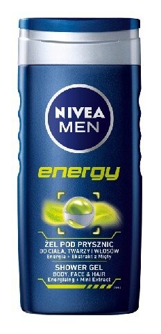 Гель для душа, 250 мл Nivea, Men Energy
Гель для душа, 250 мл Nivea, Men Energy