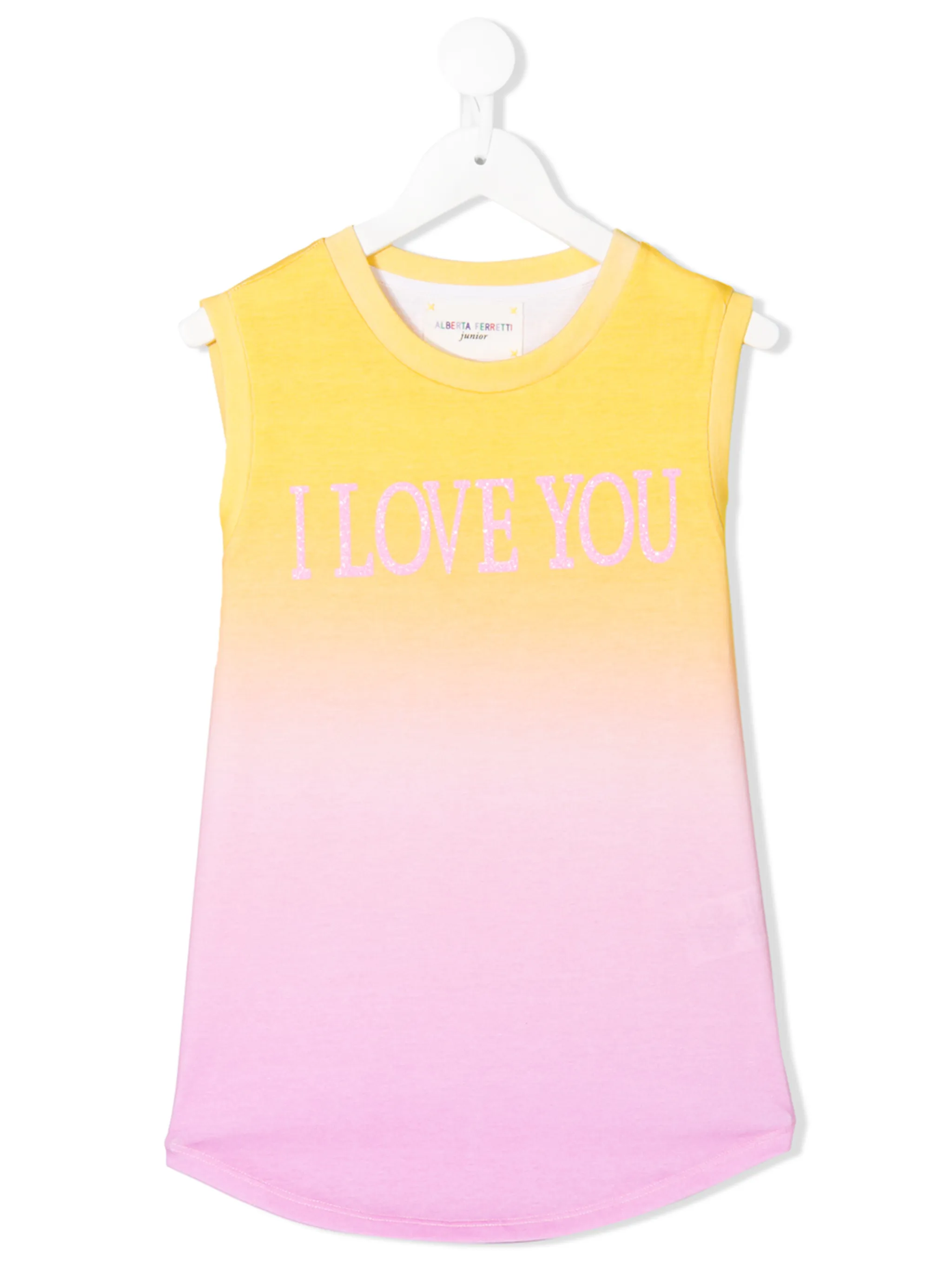 Топ I Love You Alberta Ferretti Kids, желтый
Топ I Love You Alberta Ferretti Kids, желтый