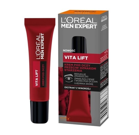 Антивозрастной крем для глаз, 15 мл L'Oreal Paris, Men Expert Vita Lift, L'oréal Paris
Антивозрастной крем для глаз, 15 мл L'Oreal Paris, Men Expert Vita Lift, L'oréal Paris