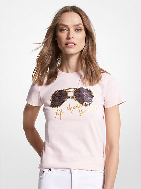 Футболка из органического хлопка с принтом логотипа «Авиатор» Michael Kors, красный
Футболка из органического хлопка с принтом логотипа «Авиатор» Michael Kors, красный