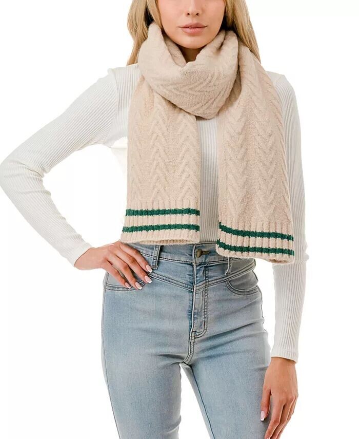 Вязаный университетский шарф Marcus Adler, зеленый
Вязаный университетский шарф Marcus Adler, зеленый