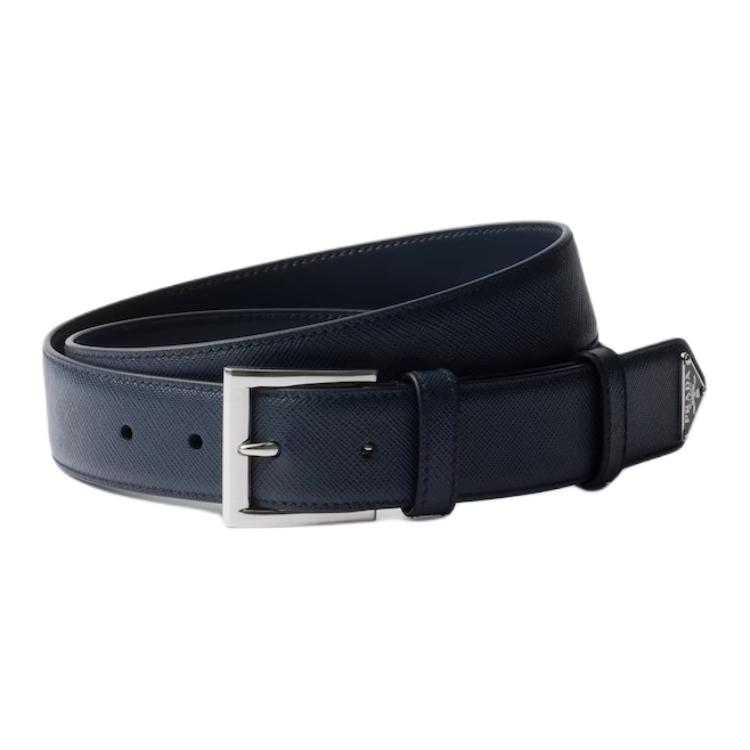 Ремень из сафьяновой кожи Prada, синий
Ремень из сафьяновой кожи Prada, синий