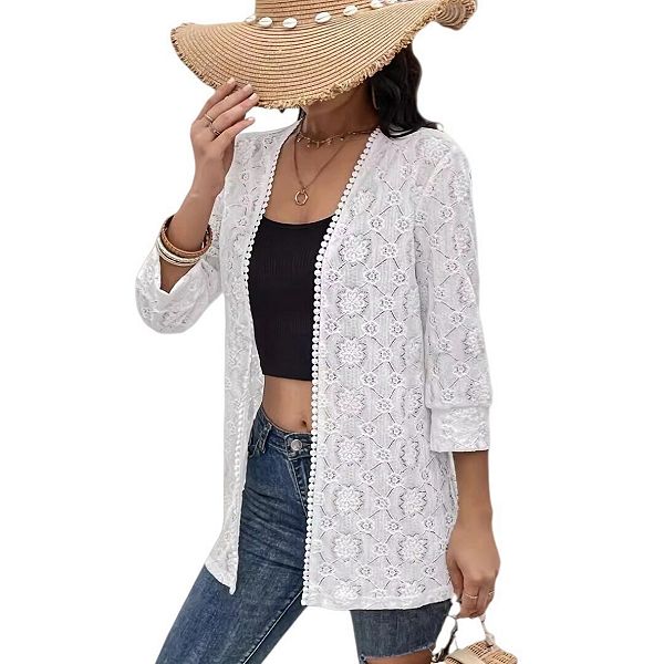 Женский кружевной болеро с 3/4 рукавом и цветочным узором Yesfashion
Женский кружевной болеро с 3/4 рукавом и цветочным узором Yesfashion