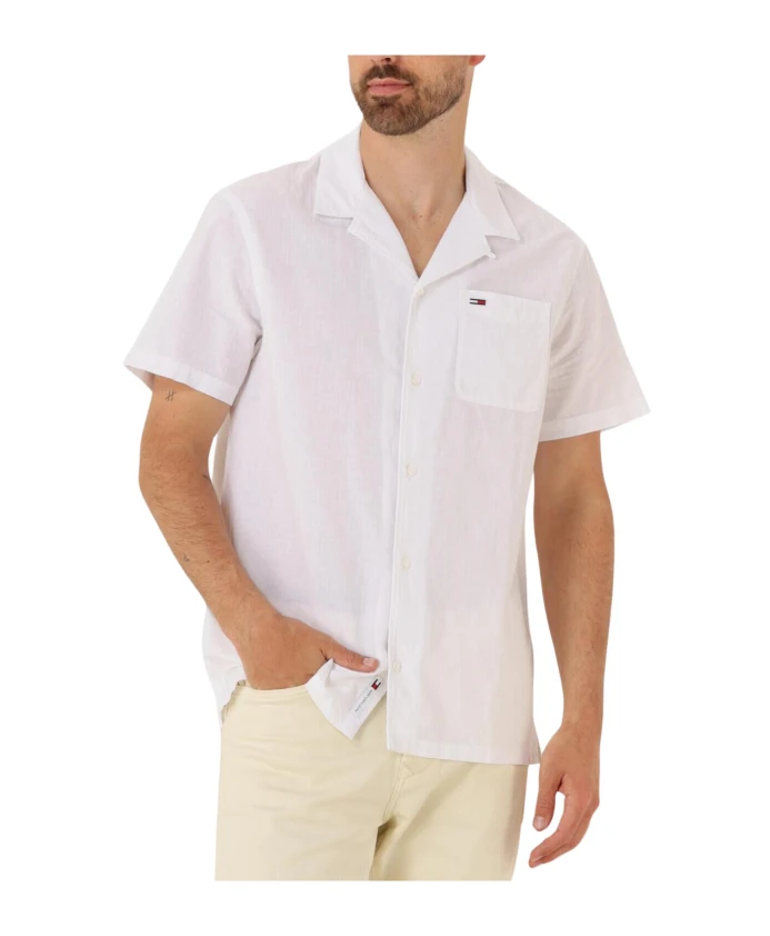 Рубашка для походов из смеси льна Tommy Jeans, белый
Рубашка для походов из смеси льна Tommy Jeans, белый
