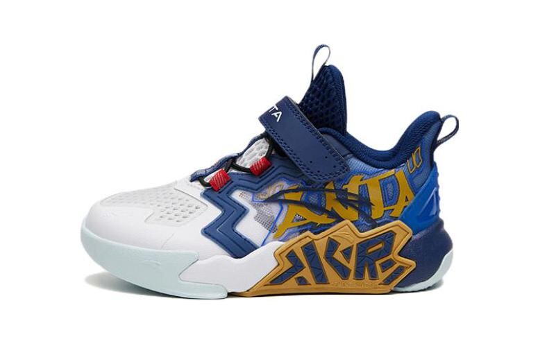 Баскетбольные кроссовки Cement Busters Kids PS Mid-top белые/синие/золотые Anta Kids
Баскетбольные кроссовки Cement Busters Kids PS Mid-top белые/синие/золотые Anta Kids