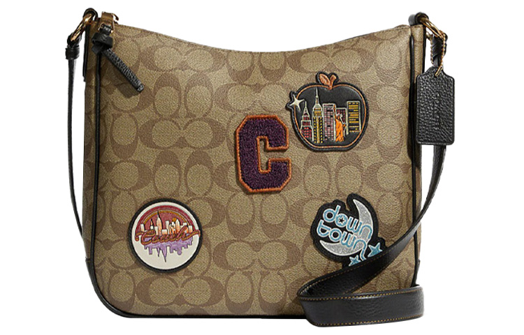 Элли Сумка через плечо среднего размера из покрытого холста с тисненой кожей, женская, цвет хаки COACH
Элли Сумка через плечо среднего размера из покрытого холста с тисненой кожей, женская, цвет хаки COACH