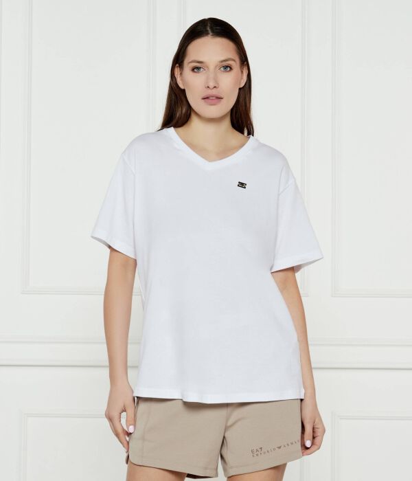 Футболка женская Ea7 широкого кроя, белый
Футболка женская Ea7 широкого кроя, белый