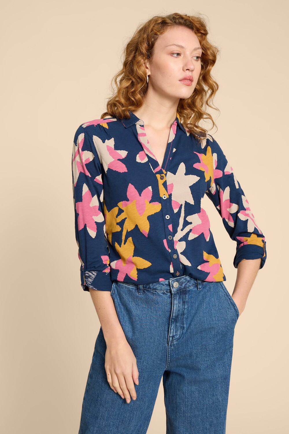 100% хлопок рубашка джерси Энни White Stuff, синий
100% хлопок рубашка джерси Энни White Stuff, синий