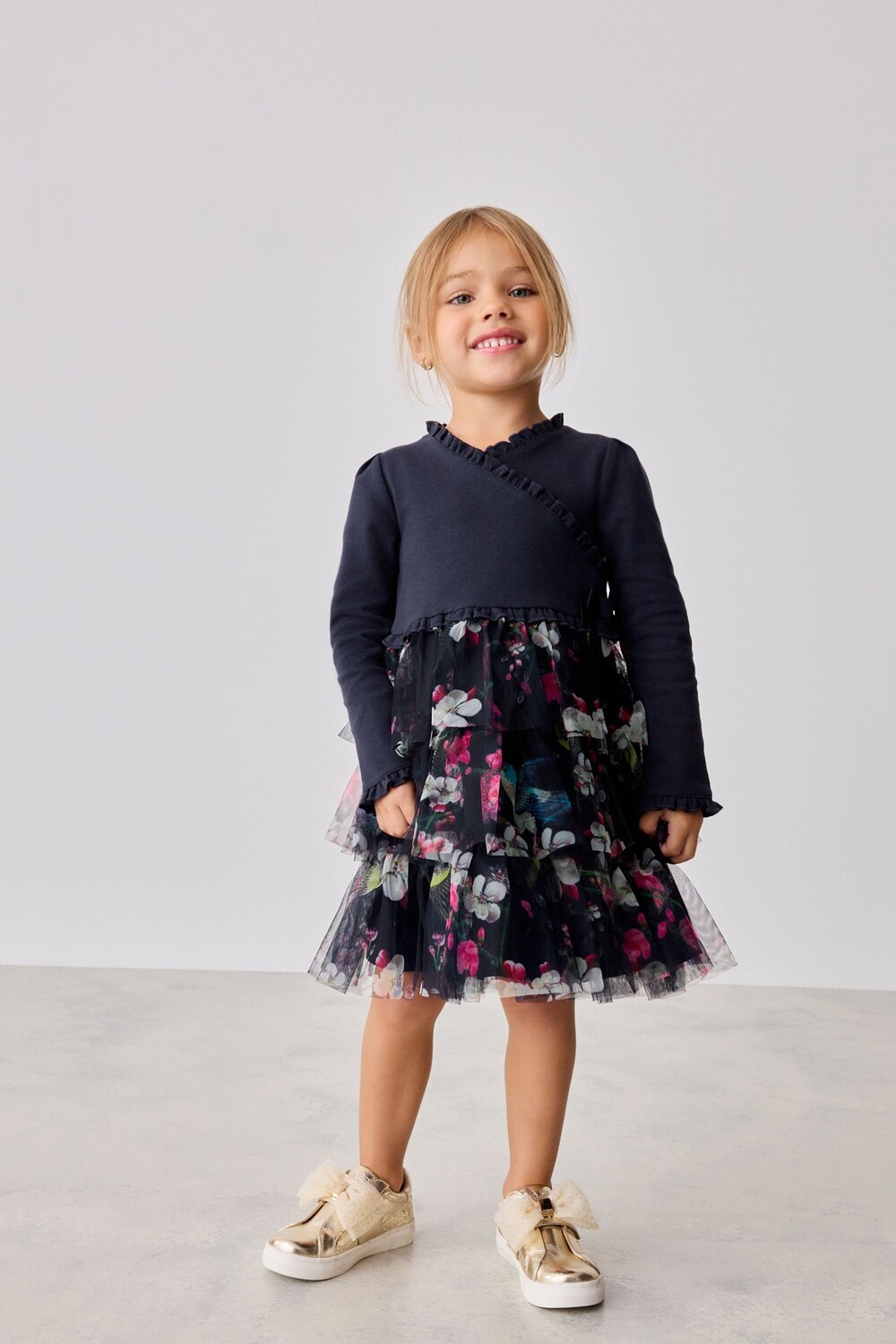 Платье халат из тюля Baker By Ted Baker, синий
Платье халат из тюля Baker By Ted Baker, синий