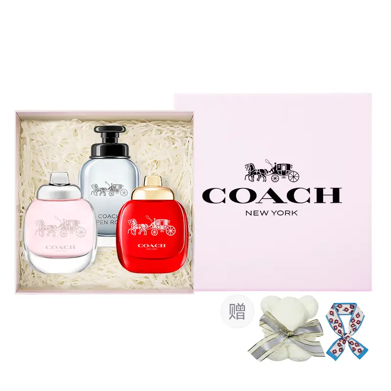 Мини-набор парфюмерной воды для мужчин и женщин в подарочной упаковке, 3 флакона по 4,5 мл COACH, 4.5ml*3
Мини-набор парфюмерной воды для мужчин и женщин в подарочной упаковке, 3 флакона по 4,5 мл COACH, 4.5ml*3