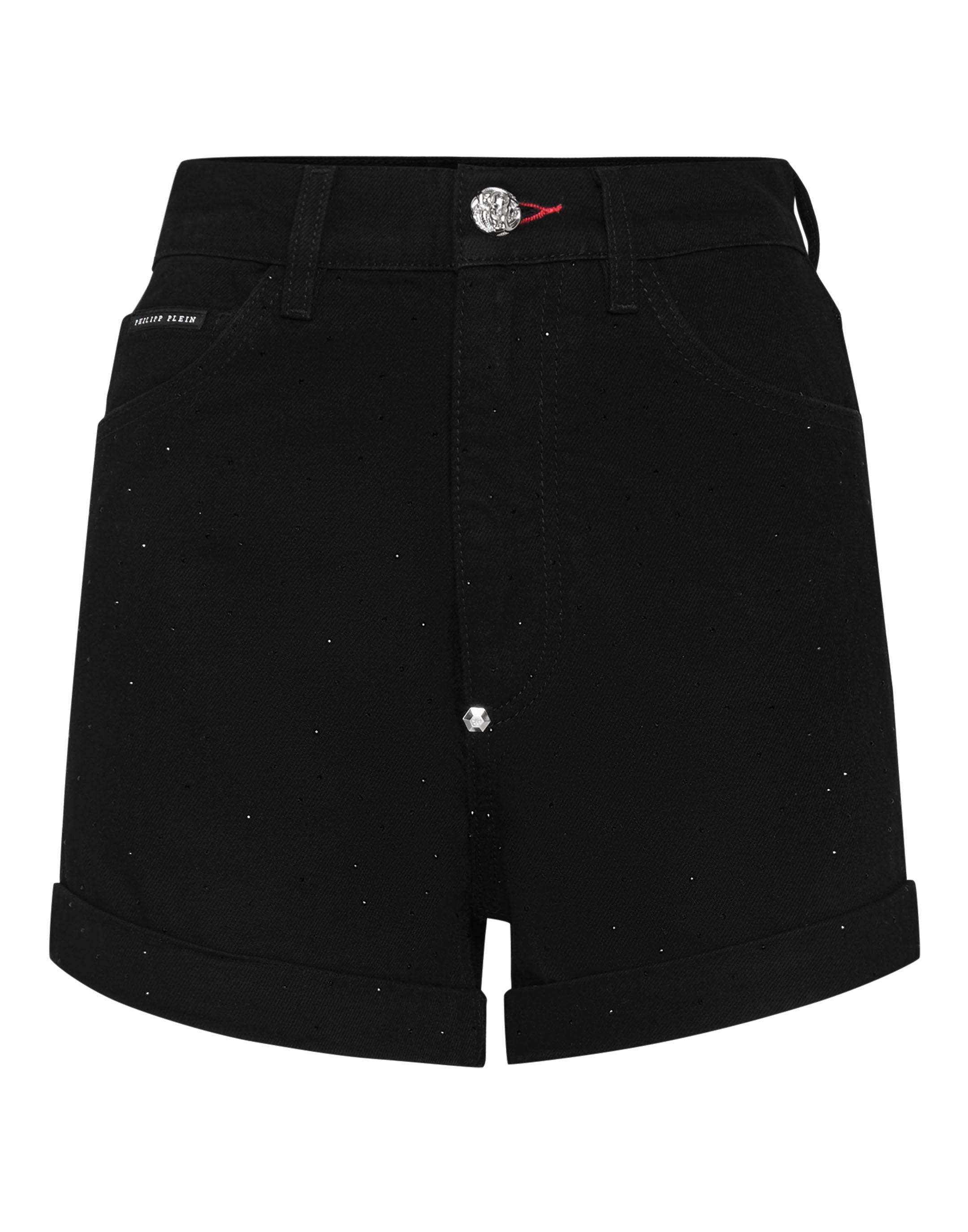 Шорты Кристалл PHILIPP PLEIN, черный 
Шорты Кристалл PHILIPP PLEIN, черный