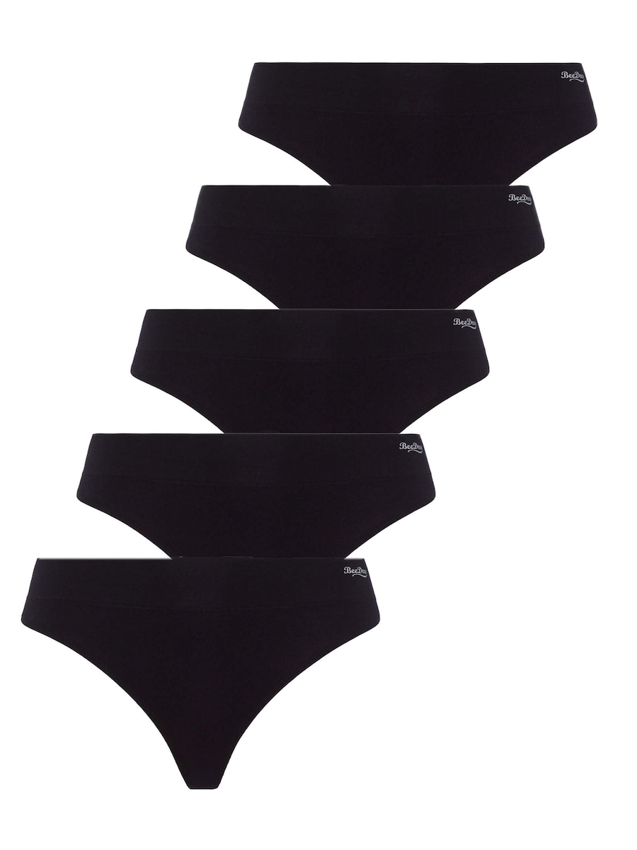 Стринги BeeDees Comfee (5-er Pack), черный
Стринги BeeDees Comfee (5-er Pack), черный