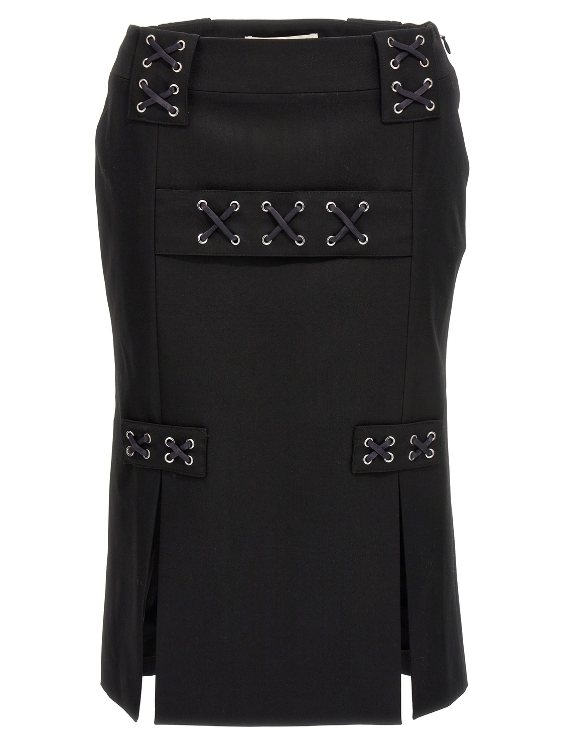 Юбка на шнуровке Alessandra Rich, черный
Юбка на шнуровке Alessandra Rich, черный