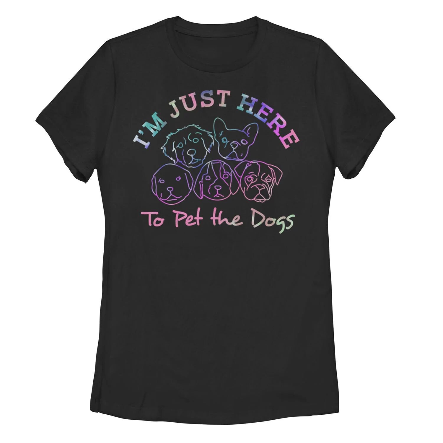 Одежда для юниоров. Футболка Just Here To Pet The Dogs с графическим текстом.
Одежда для юниоров. Футболка Just Here To Pet The Dogs с графическим текстом.