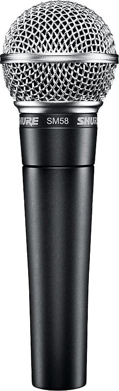 Динамический вокальный микрофон Shure SM58 Handheld Cardioid Dynamic Microphone
Динамический вокальный микрофон Shure SM58 Handheld Cardioid Dynamic Microphone