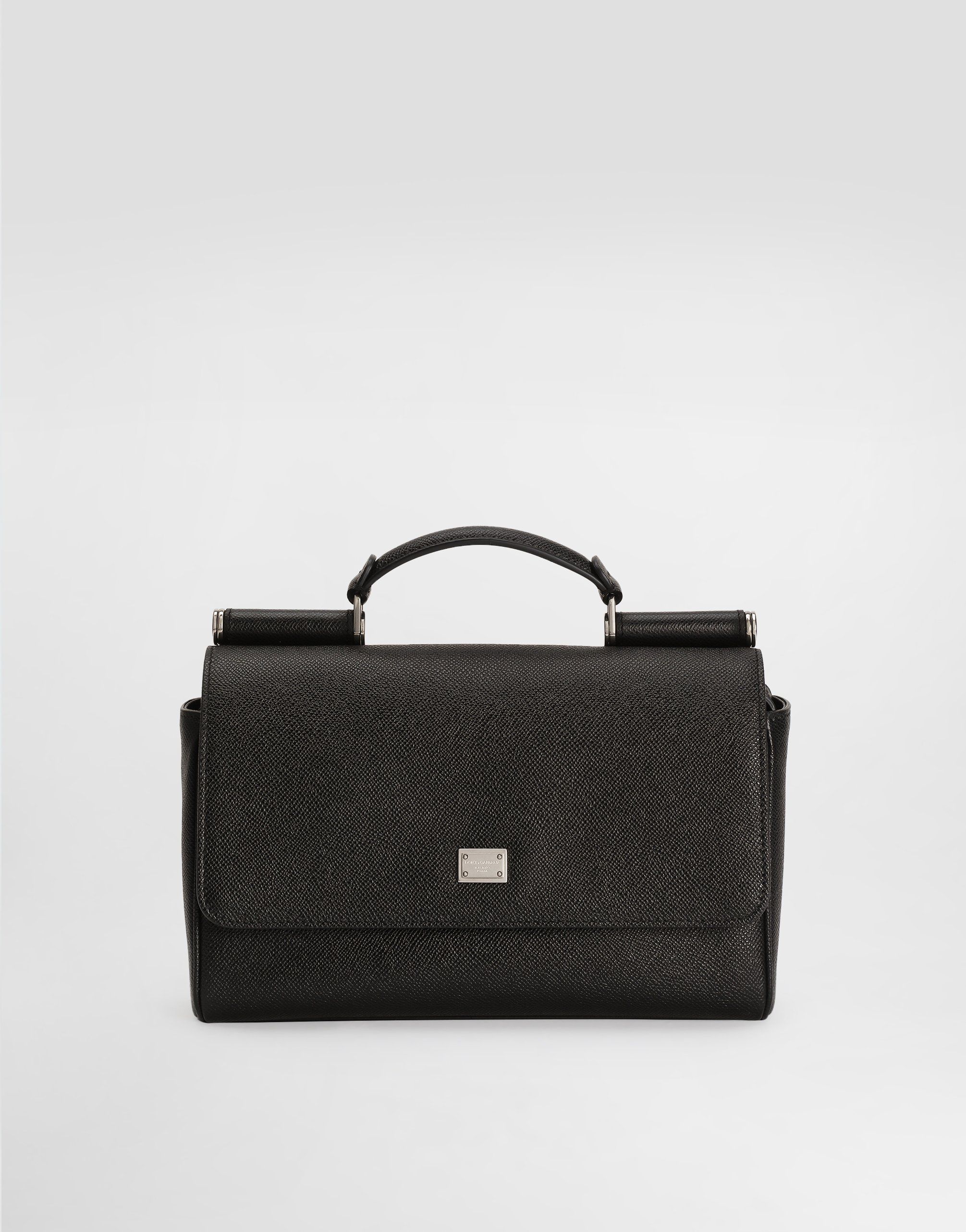 Сумка sicily из телячьей кожи Dolce & Gabbana, черный
Сумка sicily из телячьей кожи Dolce & Gabbana, черный