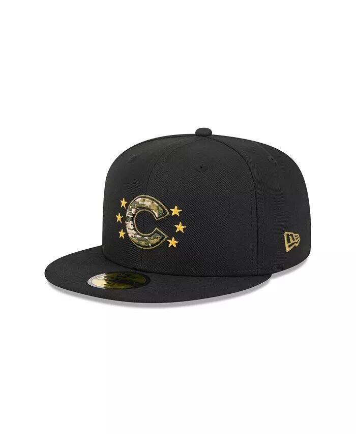 Мужская черная бейсболка Chicago Cubs 2024 года на поле ко Дню Вооруженных сил 59FIFTY New Era
Мужская черная бейсболка Chicago Cubs 2024 года на поле ко Дню Вооруженных сил 59FIFTY New Era