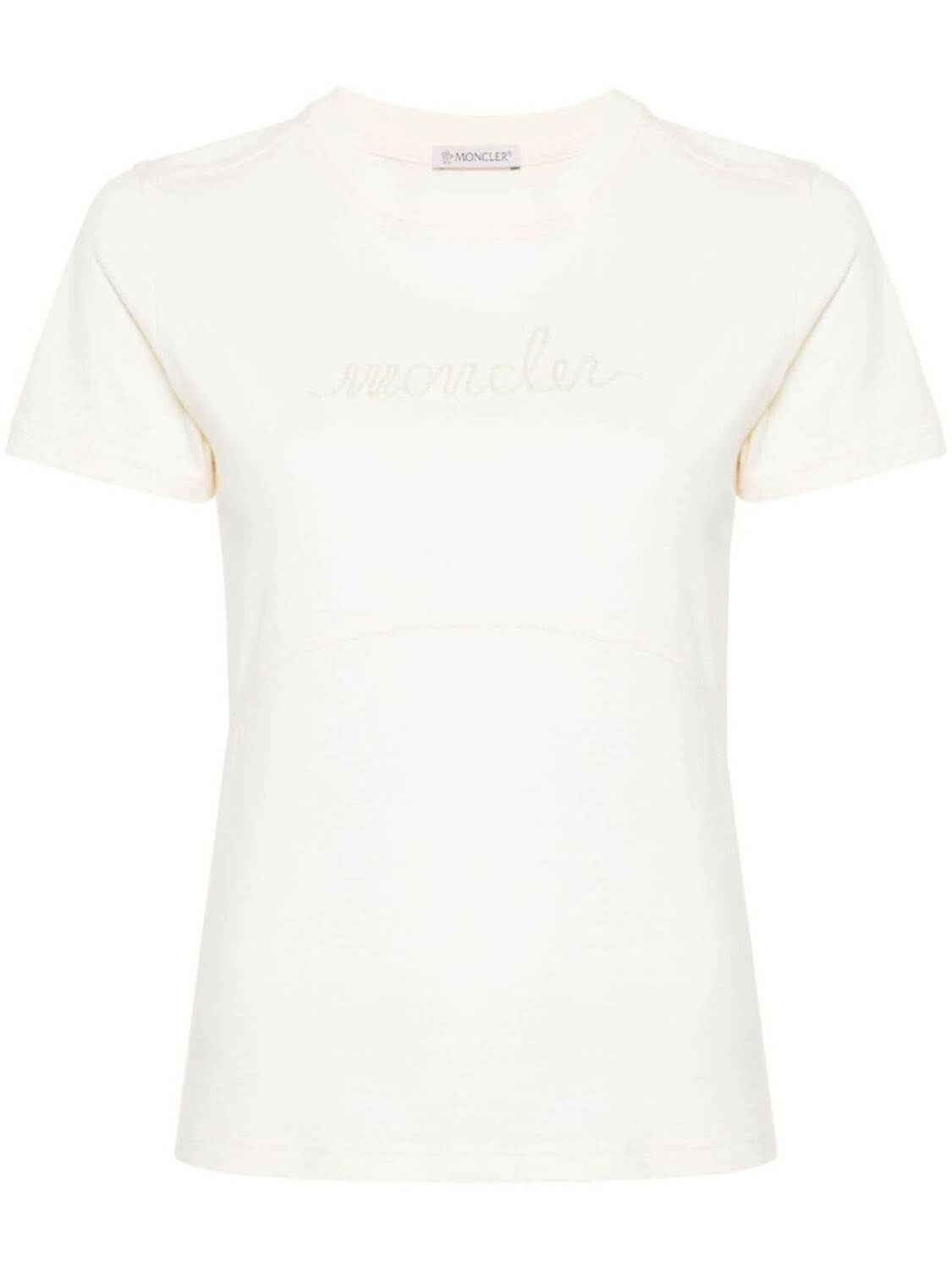 Moncler футболка из хлопка с вышитым логотипом, нейтральный цвет
Moncler футболка из хлопка с вышитым логотипом, нейтральный цвет