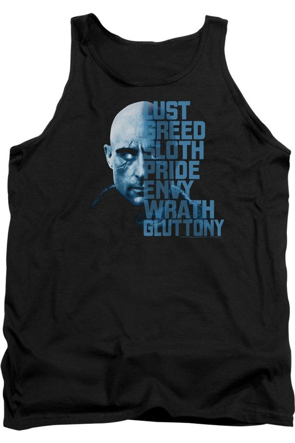 Shazam Movie Evil Sivana Взрослая майка, черный
Shazam Movie Evil Sivana Взрослая майка, черный