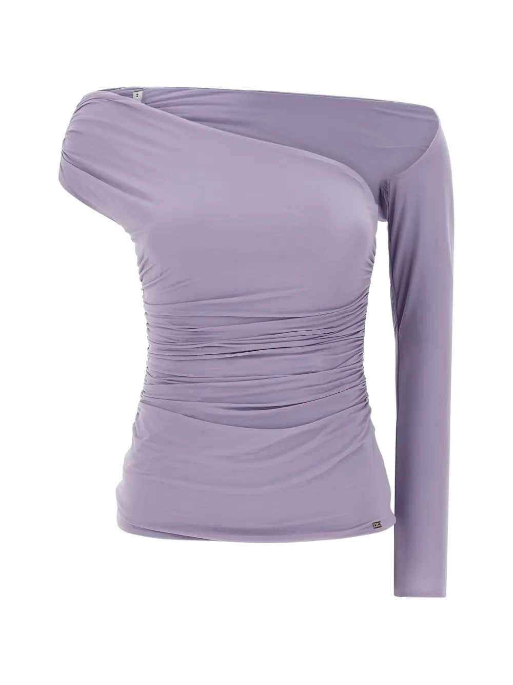 Асимметричный топ на одно плечо Elisabetta Franchi, фиолетовый
Асимметричный топ на одно плечо Elisabetta Franchi, фиолетовый