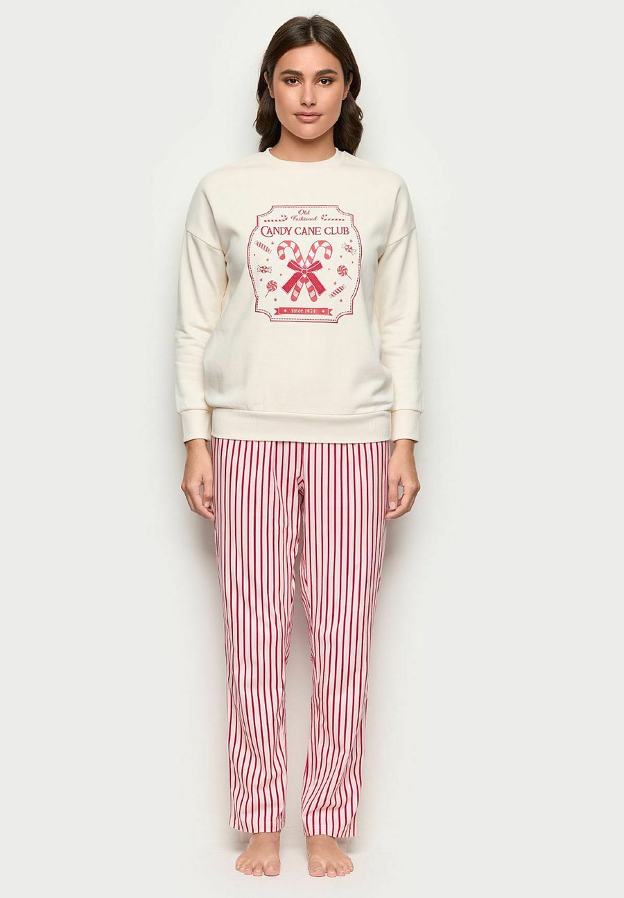 Пижамный комплект Yamamay SET, Almond Red With Print/Beige
Пижамный комплект Yamamay SET, Almond Red With Print/Beige