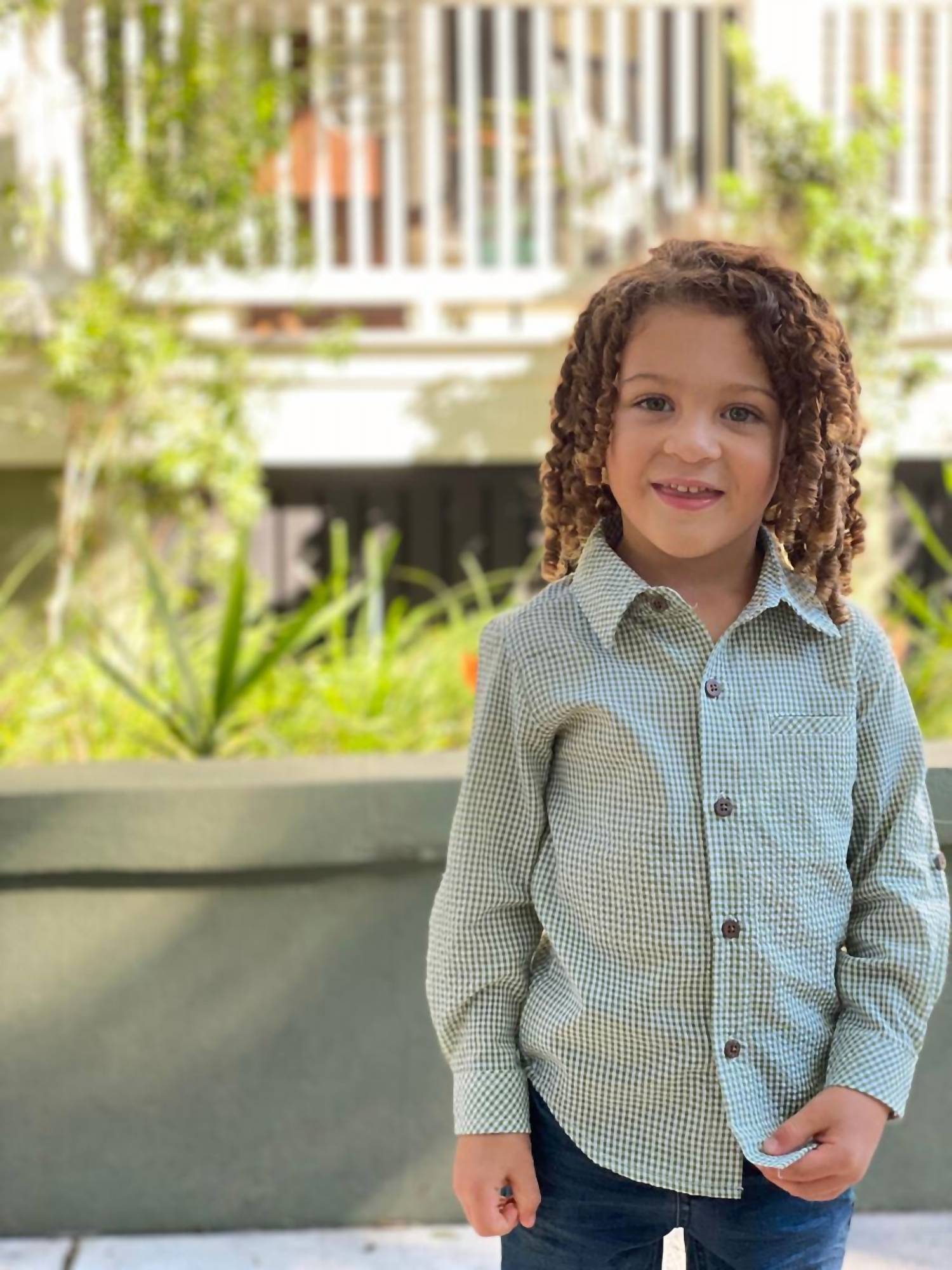 ME & HENRY Тканая рубашка Atwood зеленого цвета
ME & HENRY Тканая рубашка Atwood зеленого цвета