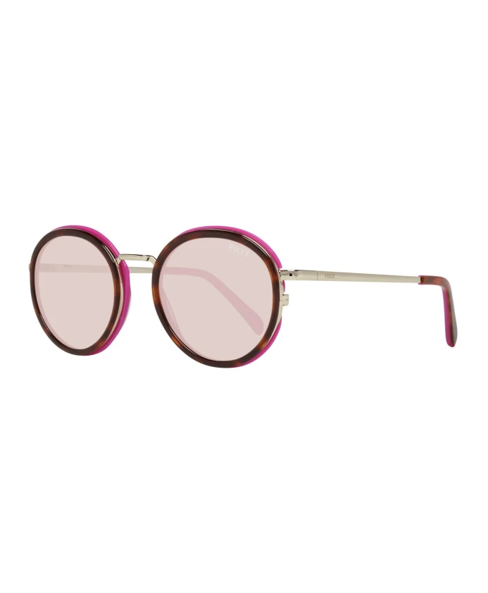 Круглые солнцезащитные очки с защитой от УФ-излучения Pucci, коричневый
Круглые солнцезащитные очки с защитой от УФ-излучения Pucci, коричневый