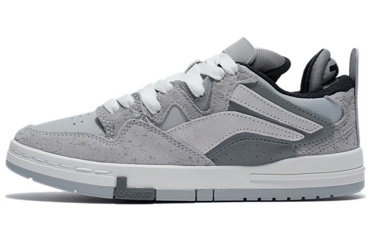 Мужские низкие скейтбордные кроссовки LiNing Wei Wu PRO с противоскользящим и износостойким покрытием, легкие, микрокристаллического серого цвета
Мужские низкие скейтбордные кроссовки LiNing Wei Wu PRO с противоскользящим и износостойким покрытием, легкие, микрокристаллического серого цвета