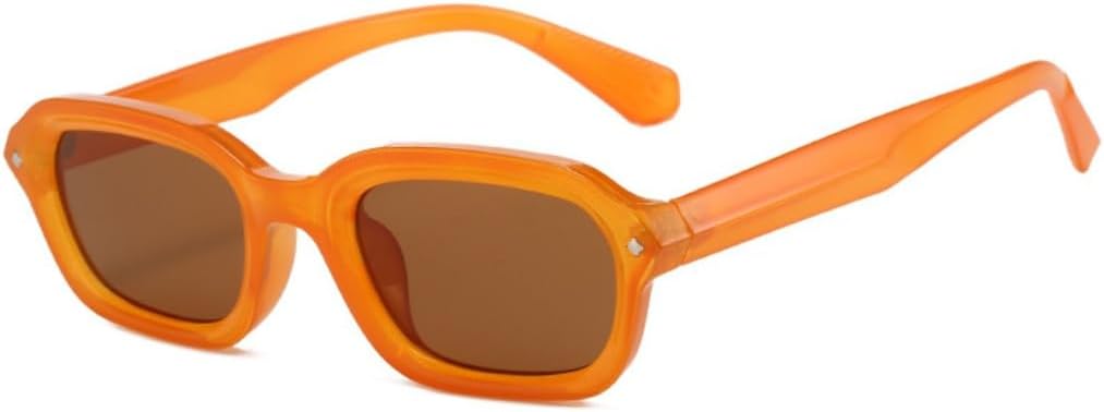 Солнцезащитные очки с защитой от УФ-излучения UV400 | Маленькая оправа с заклепками | Линзы конфетных цветов для занятий спортом на открытом воздухе и вождения DSVIGF, Orange Tea
Солнцезащитные очки с защитой от УФ-излучения UV400 | Маленькая оправа с заклепками | Линзы конфетных цветов для занятий спортом на открытом воздухе и вождения DSVIGF, Orange Tea