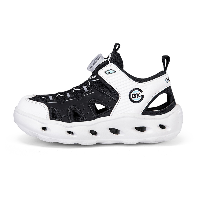 Детские сандалии с низким верхом, устойчивые к истиранию, дышащие, легкие, с амортизирующей поддержкой BKG, черный/белый
Детские сандалии с низким верхом, устойчивые к истиранию, дышащие, легкие, с амортизирующей поддержкой BKG, черный/белый