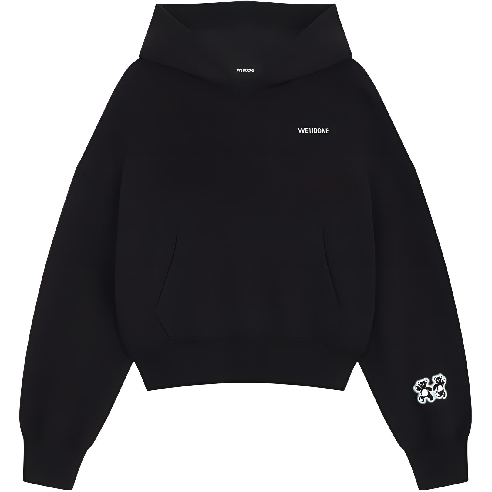 Хлопковый худи WE11DONE, черный
Хлопковый худи WE11DONE, черный