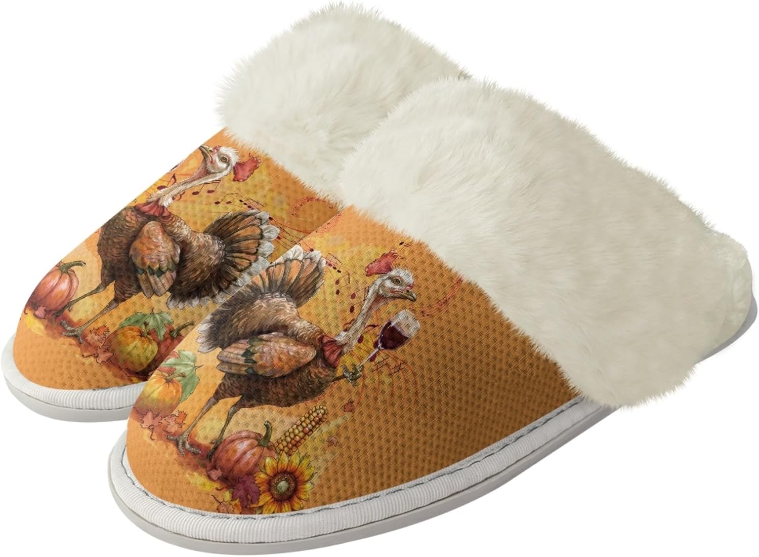 Тапочки Micoklinlin для женщин и мужчин, с плюшевой подкладкой, домашние фланелевые тапочки, зимние мягкие и теплые тапочки для дома, Thanksgiving Design
Тапочки Micoklinlin для женщин и мужчин, с плюшевой подкладкой, домашние фланелевые тапочки, зимние мягкие и теплые тапочки для дома, Thanksgiving Design