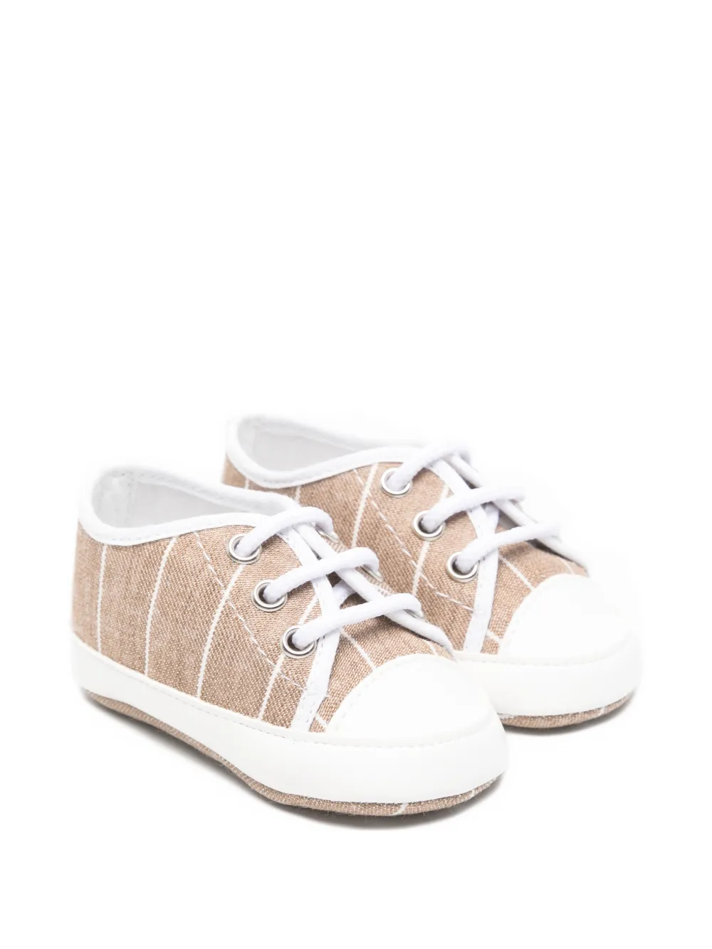 Кроссовки с полосатыми деталями Colorichiari, бежевый
Кроссовки с полосатыми деталями Colorichiari, бежевый