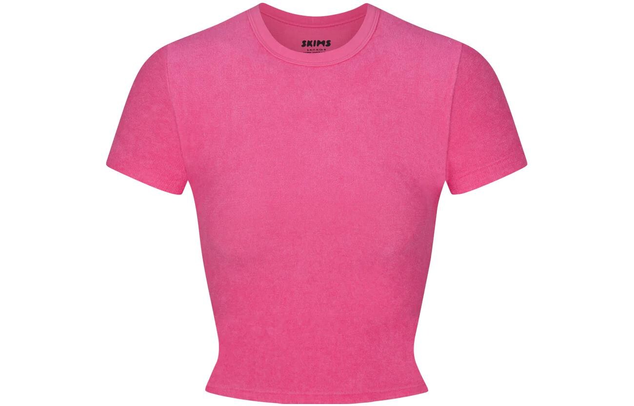 Футболка женская арбузного цвета Skims
Футболка женская арбузного цвета Skims