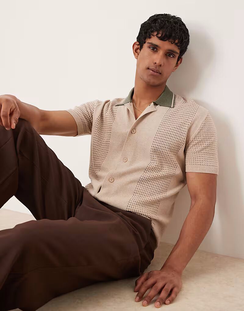 ASOS DESIGN свободный трикотажный поло на пуговицах с контрастным воротником бежевого цвета
ASOS DESIGN свободный трикотажный поло на пуговицах с контрастным воротником бежевого цвета